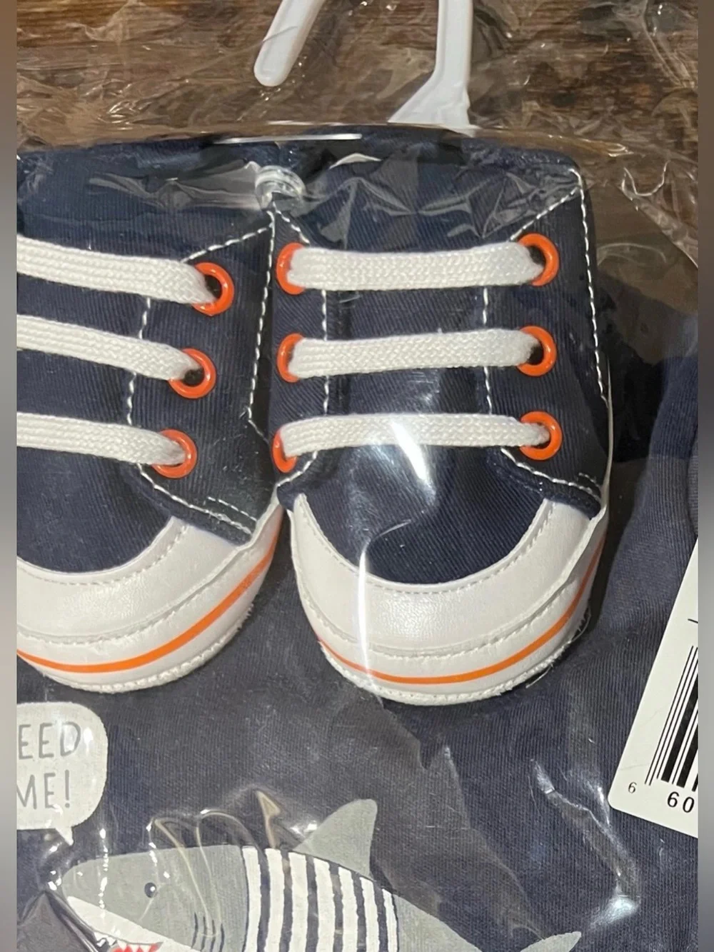 Hudson Baby Boys 3 Pc Outfit Set With Onesie Bodysuit, Shorts  + Shoes NWT